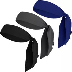 아웃도어 에센셜 타이 헤드밴드 - 땀을 흡수하는 러닝 헤어 컨트롤 헤드 닌자 코스튬 액세서리