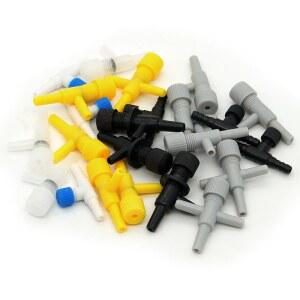 10PCS 수족관 공기 조절기 흐름 튜브 펌프 밸브 산소 제어 분배기 파이프 조정 탱크 볼륨 가능한 4MM