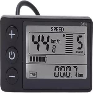 속도계 사이클링 주행 거리계를 위한 즐거운 LCD 디스플레이 미터 24V 36V 48V 전기 자전거용 제어판