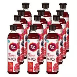 [셀러허브]청정원 홍초 복분자 900ml X 12개 (S43392455)