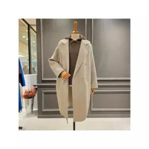 [아니베에프] A5AWHC420 루즈핏 절개 하프코트_P412868000