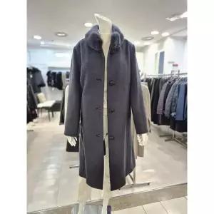 [하프클럽/쉐르담]쉐르담 세이브존01 밍크 카라 알파카 코트 CF4-951LC