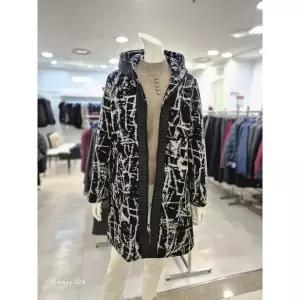 [하프클럽/쉐르담]쉐르담 세이브존01 배색 집업 울코트 CF4-856HC