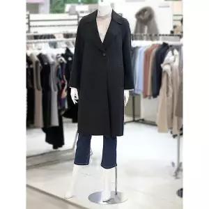 [하프클럽/] 세이브존03 울  혼방 루즈핏 핸드메이드 코트 AGP244H003A