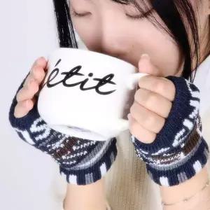 니트 핸드워머 손토시 장갑 반장갑 손가락장갑 니트장