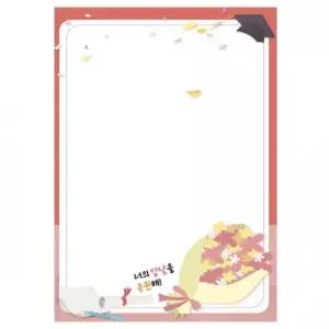 학사모 꽃다발 만들기대장-롤링페이퍼-졸업