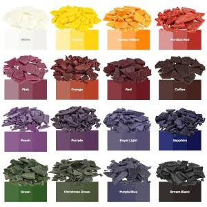 콩 왁스 캔들 만들기용 마지한 염료 - 16가지 선명한 색상 염료, 만들기 용품용 벌크 대두 왁스, DIY 캔들용 착색 안전하고 자연스러운