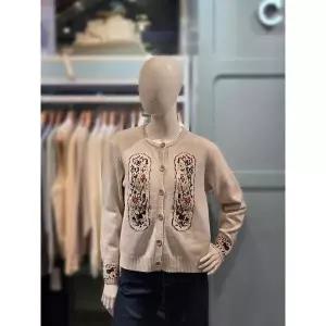 [하프클럽/] 세이브존03   플라워배색 가디건 AGCO7WKC16AG