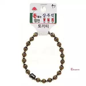 호연팔찌 돈 붙는 엽전 삼부적 염주 기원 불교 합장주 토끼 염원돈띠 건강vwx230