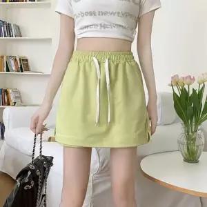 [신상오픈런]슬림핏 츄리링 키작녀 허리끈 이중 치마바지 (30551462)