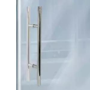 유리손잡이 스텐 강화도어 손잡이(일자형) 유리문 상가문 출입문