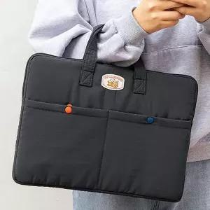 [셀러허브]푸들 노트북 파우치 13-14인치 차콜 브런치브라더 로마네 노트북파우치 13인치 (S24270065)