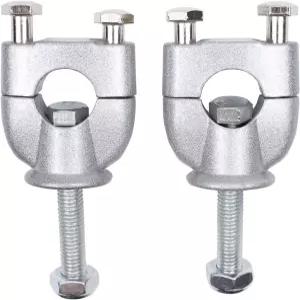 ApplianPar 2Pcs 22mm 7/8인치 핸들바 라이저 모터사이클 ATV 더트 바이크용 클램프 장착