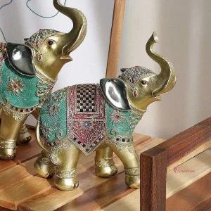 황금코끼리소품장식 사무실 인테리어 거실 풍수소품 개업 빈티지 집들이선물 장식품xyz130