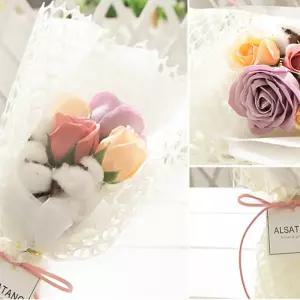 HPS 코튼파스텔로즈 장미 꽃다발 졸업식 입학식 생일 기념일 선물 발렌타인데이