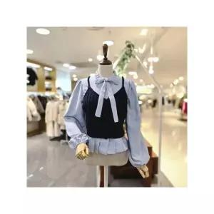 [멜로디가든] M26S2B134 뷔스티에 보타이블라우스세트_P415901056