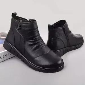 여성방한부츠 가죽 겨울부츠 안감내피 엄마 할머니 방한화 겨울신발