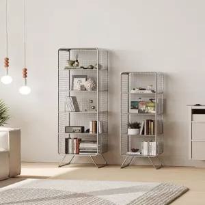 철제 다층 책장 거실 선반 벽면 모던 수납