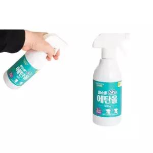 스프레이형에탄올500ml 청소용83%에탄올