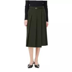 시슬리 자크마리 벨티드 플리츠 스커트_SASK06441DK 262496