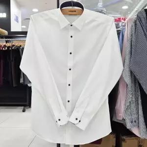 [레노마셔츠]슬림핏 / 폴리 스판 트윌 긴소매 와이셔츠 RPFSL9903 WH_US