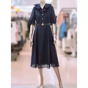 [하프클럽/] 세이브존03 시스루 벌룬 러플원피스 MYBGWO4250