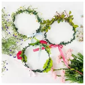 수업교구- 1인용 만들기 플라워 올인원구성 화관