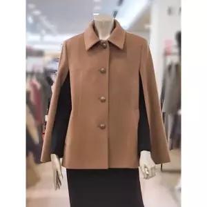 [하프클럽/] 세이브존03 울100％ 카라넥 케이프 자켓 AMXDAWJ1230GA