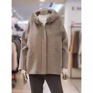 [하프클럽/] 세이브존03  밍크배색 워머 반코트 AGMYDKFH1760A