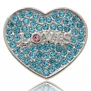 볼마커 하트 러비스 골프 크리스탈스톤