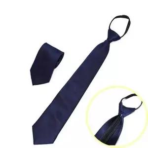 [셀러허브]MZ_지퍼넥타이 결혼식넥타이 네이비 (S27365186)