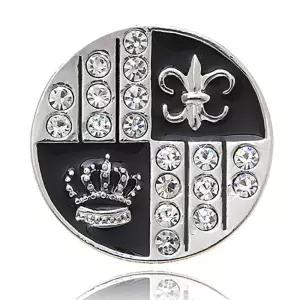 크리스탈스톤 골프 볼마커 코인장식 러비스