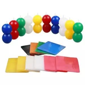 무지개나라 양초 10인용 캐릭터 파라핀 눈사람 창의교구- 포함 만들기세트