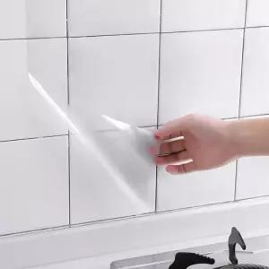 [이지커머스]주방 기름때 오염방지 시트지 벽스티커 인테리어 주방타일시트지 주방벽시트지 싱크대시트지