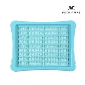 [셀러허브]MZ_강아지 애완견 망사 배변판 토일렛 화장실 블루 (S27365084)