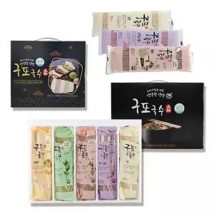 [셀러허브]옛날 구포 국수 선물세트 1kg 오색국수 답례품 메밀국수 녹차국수 고구마 호박 (S29542494)