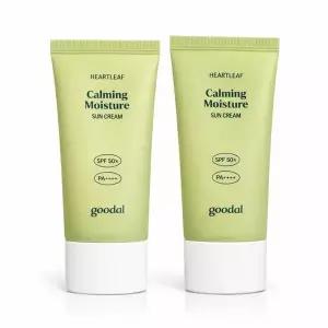 [셀러허브][웰빙창고] 구달 맑은 어성초 진정 수분 선크림 50ml 2개 (S46204942)