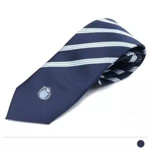 [셀러허브]MZ_네이비 사선 스트라이프 자동넥타이 (S27365135)