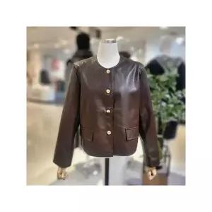 [파파야] PNPRJK004A 노카라금색단추레더자켓_P381617896