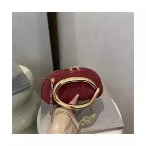 여친 미니백 가방 원형 케이스 클러치 디너 슬림핏 메탈 체인 숄더 크로스백 패피5