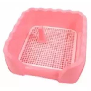 [셀러허브]MZ_강아지 수컷 배변판 핑크 1P 기둥 벽면 화장실 토일렛 (S27365101)