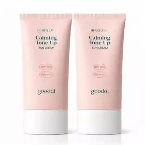 [셀러허브][웰빙창고] 구달 맑은 어성초 진정 수분 톤업 선크림 50ml 2개 (S46204941)