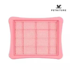 [셀러허브]MZ_강아지 애완견 망사 배변판 토일렛 화장실 핑크 (S27365094)