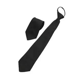 [셀러허브]MZ_장례식넥타이 지퍼넥타이 검정 깔끔넥타이 (S27365187)