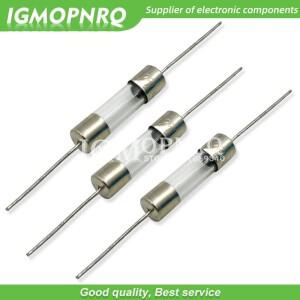 10개 5x20mm 고속 절연형 세라믹 퓨즈 저속 튜브 핀 포함 5X20MM 250V 0.5A 1A 2A 3A 4A 5A 6A 7A 8A
