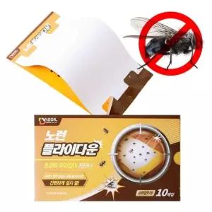 [퍼니메이커]노런 초강력 파리제거 끈끈이트랩 10매 플라이 끈끈이 해충 파리잡이 초파리
