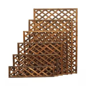 벽면 정원 나무 울타리 격자무늬 등반 파티션 등나무