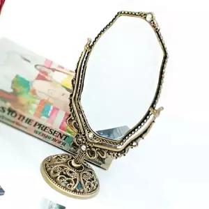 [퍼니메이커]웨이브 탁상거울 (대) 신주 화장거울 책상거울 예쁜탁상거울 거울