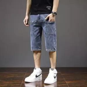 하계 루즈핏 봄가을 청반바지 데님팬츠 일자핏 남자청반바지 스트레이트 멀티 6포켓 5부 원템5