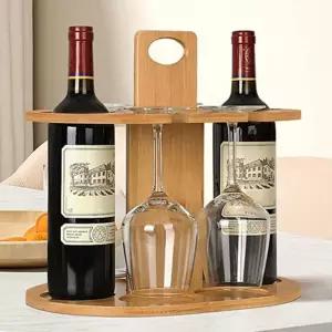 [베스트TOP100] 우드 캐리어 와인진열장 와인거치대 와인잔걸이